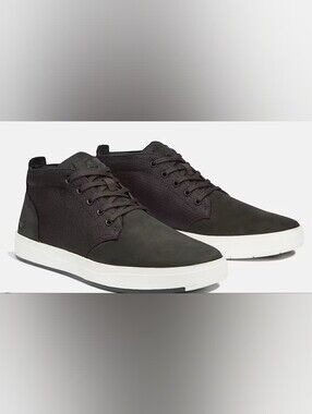 Timberland Men's Davis Square Leather/Fabric Chukka Sneakers Size 10